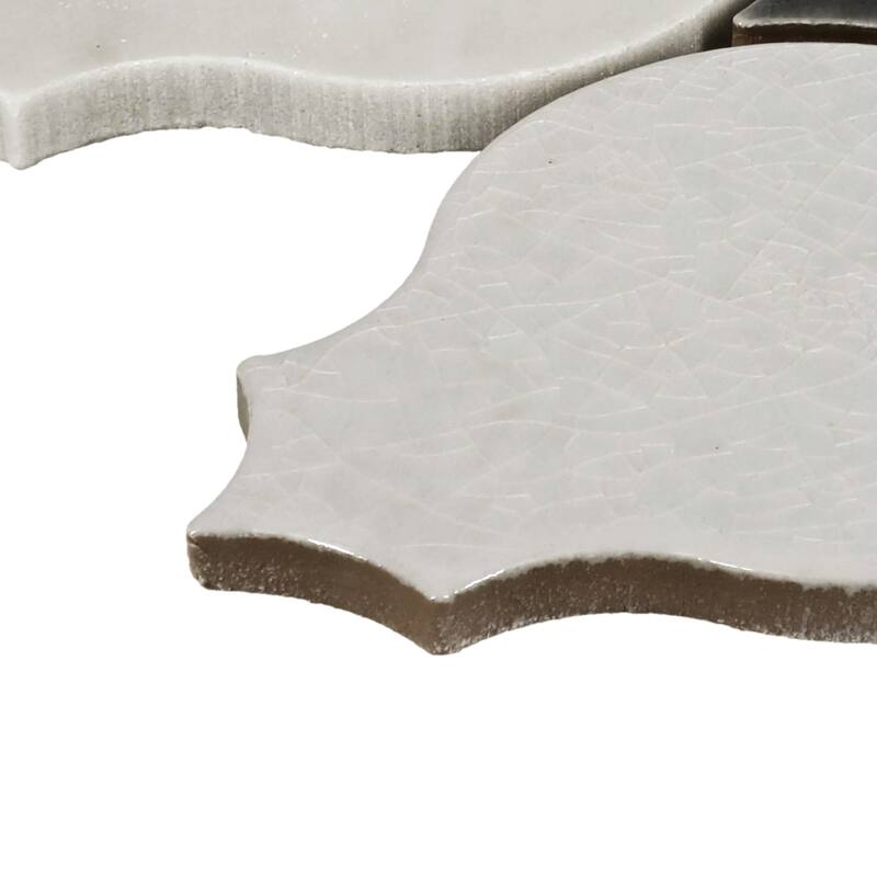 Daltile Raine Honed Natural Stone Arabesque Mosaic Tile (Set of 10) (7.38 SQFT Per Carton)