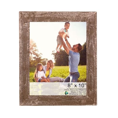 8" x 8" Rustic Espresso Picture Frame