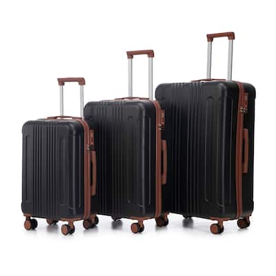 20"/24"/28" 3 pcs/set in ABS Spinner Wheel Luggage, Carry on Suitcase, Matching Color, TSA Combination Lock