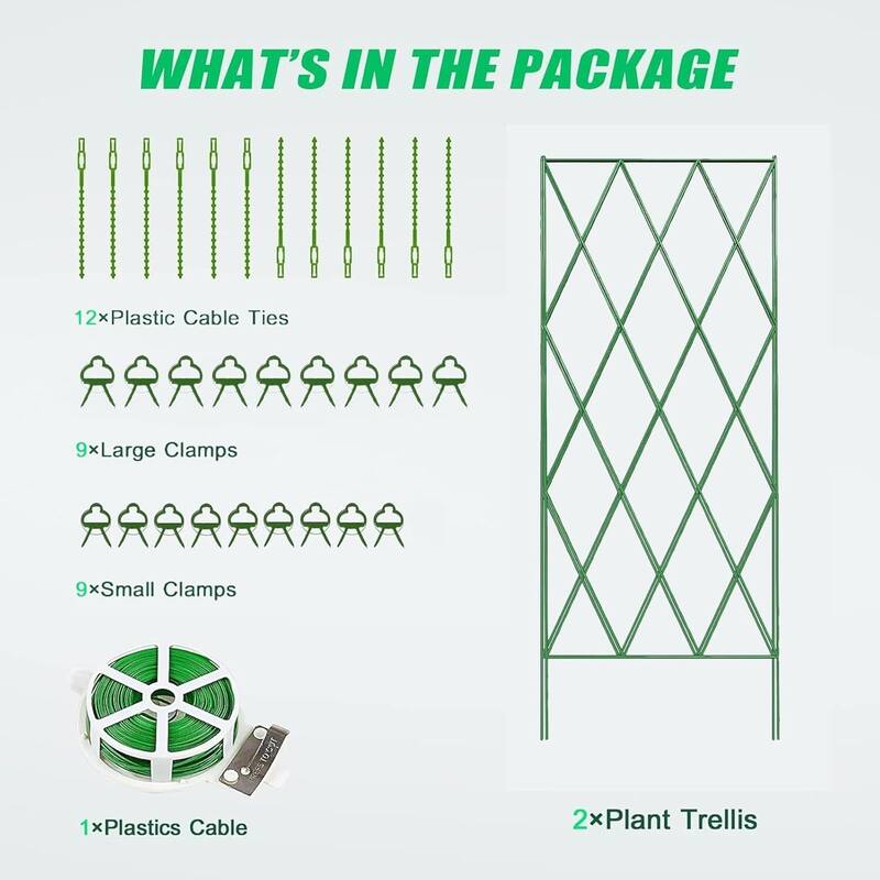Foldable Cucumber Trellis, Outdoor Garden Trellis for Climbing Plants