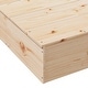 preview thumbnail 8 of 16, vidaXL Sandpit with Cover Sandbox Patio Outdoor Play Equipment Solid Wood Pine - 43.7" x 43.7" x 7.7"