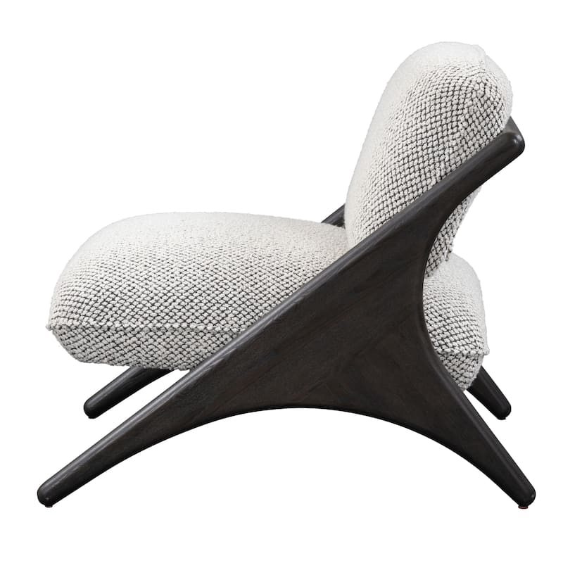 Classic Home Georgia Accent Chair in Gray