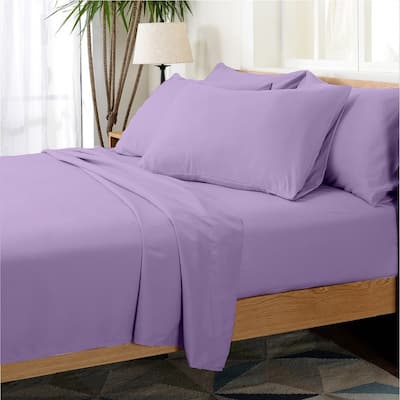 Hotel Collection Rayon derived from Bamboo Bed Sheet Set - 6 Piece