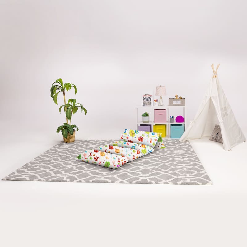 Kids Floor Pillow Cover,Premium Cushion and Lounger Covers for Pillows