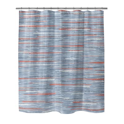 JITTER BLUE Shower Curtain By Kavka Designs
