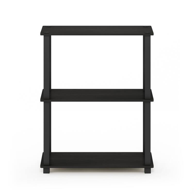 Furinno Turn-S-Tube 3-Tier Compact Multipurpose Shelf Display Rack with Square Tube