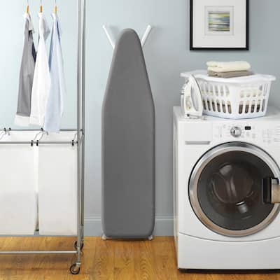 Whitmor Ironing Pad Cover Heat Reflect Charcoal Grey