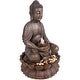 preview thumbnail 10 of 13, Brown Buddha Water Feature with LED Lights