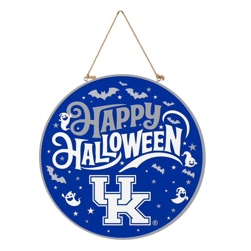 University of Kentucky 18" x 18" Halloween Door Décor Wall Sign