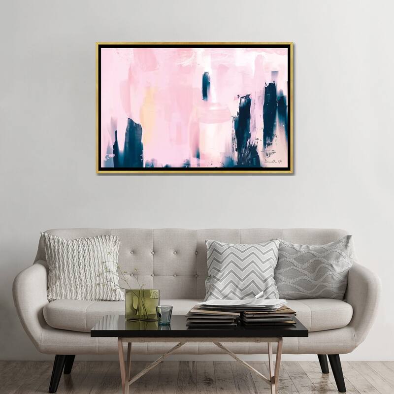 iCanvas "Pink Navy" by Dan Hobday Framed Canvas Print