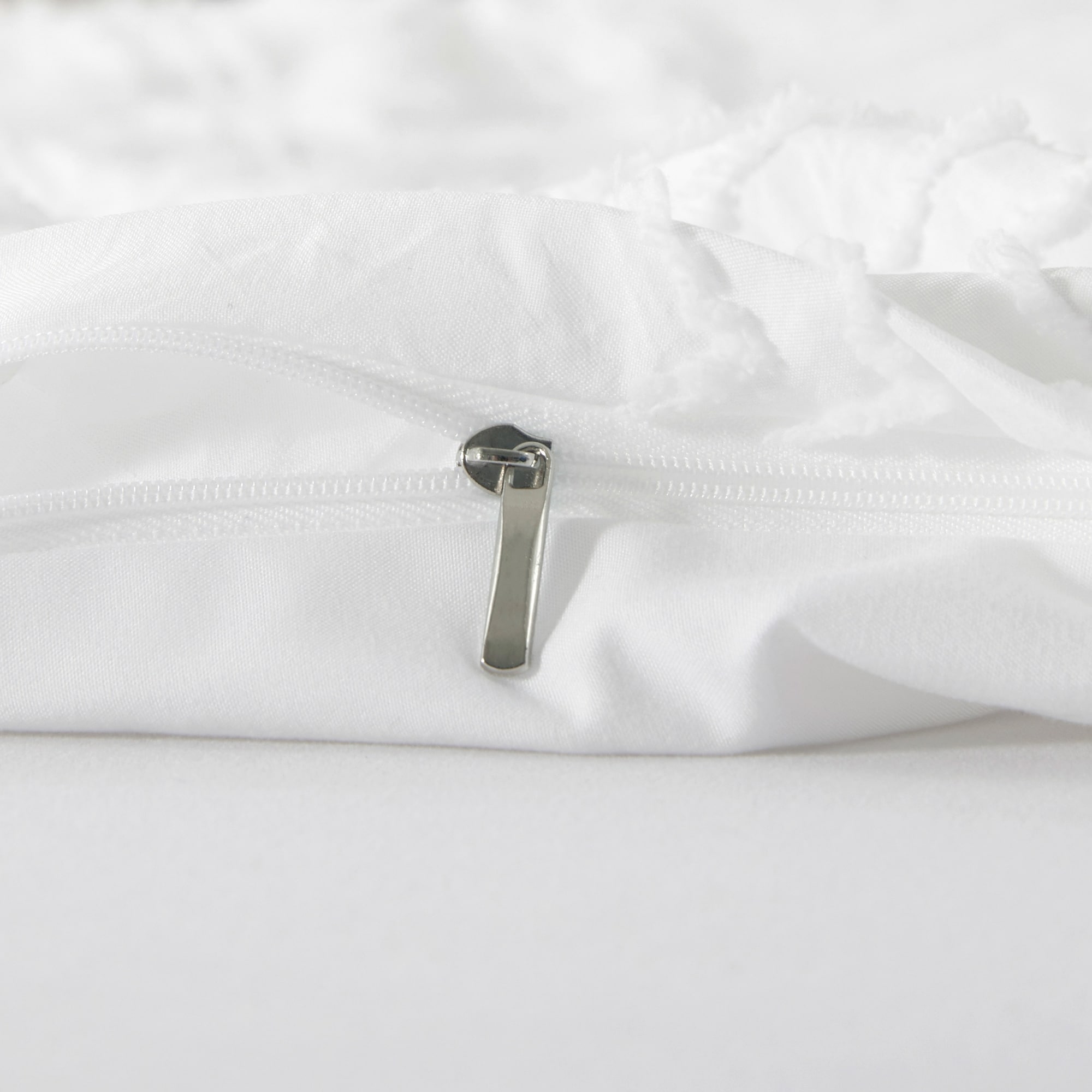 Tufted Clipped Jacquard Geometric Oversized Duvet Cover & - Picture 67 of 127