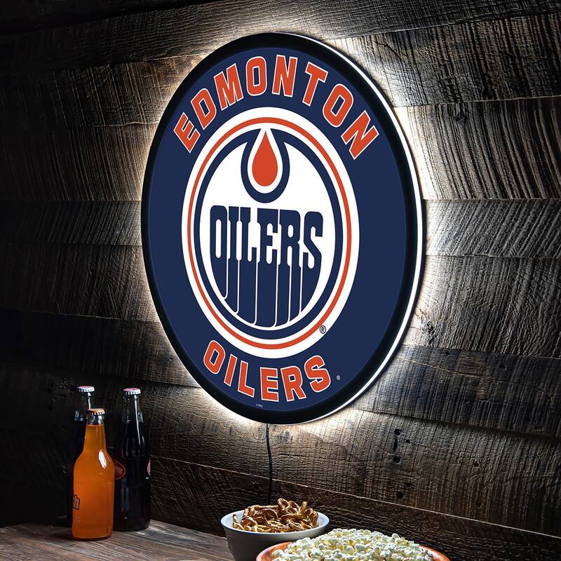 Edmonton Oilers LED Lighted Sign