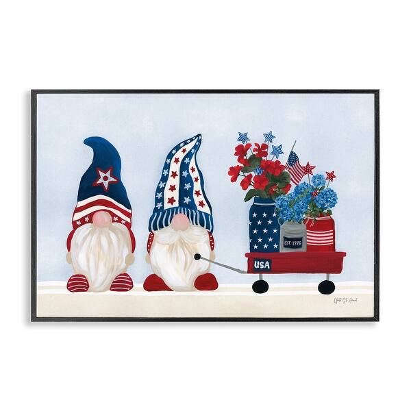 slide 2 of 9, Stupell American Gnome & Wagon Framed Giclee Art Design By Yvette St. Amant 18 x 12 - Black