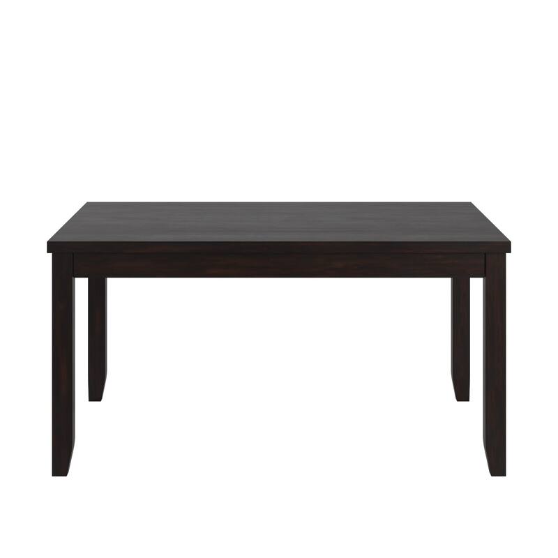Elena Wood Rectangular Dining Table by iNSPIRE Q Classic