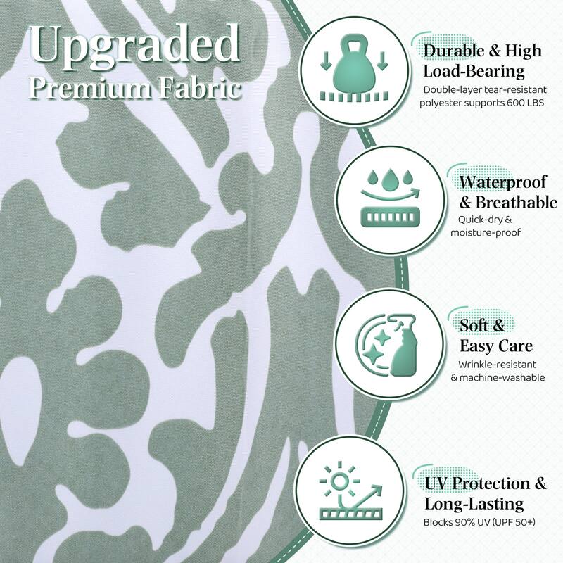 EROMMY Modern Portable Hammock, Hand-Woven Ropes, Anti-Tipping Design for Backyards, Beaches & Campsites