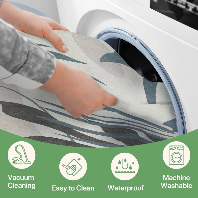 Mcow Bohemian Breeze Washable Indoor Outdoor Area Rug