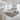 River Place Riverstone White and Tobacco Panel Bed, Dresser & Mirror Set