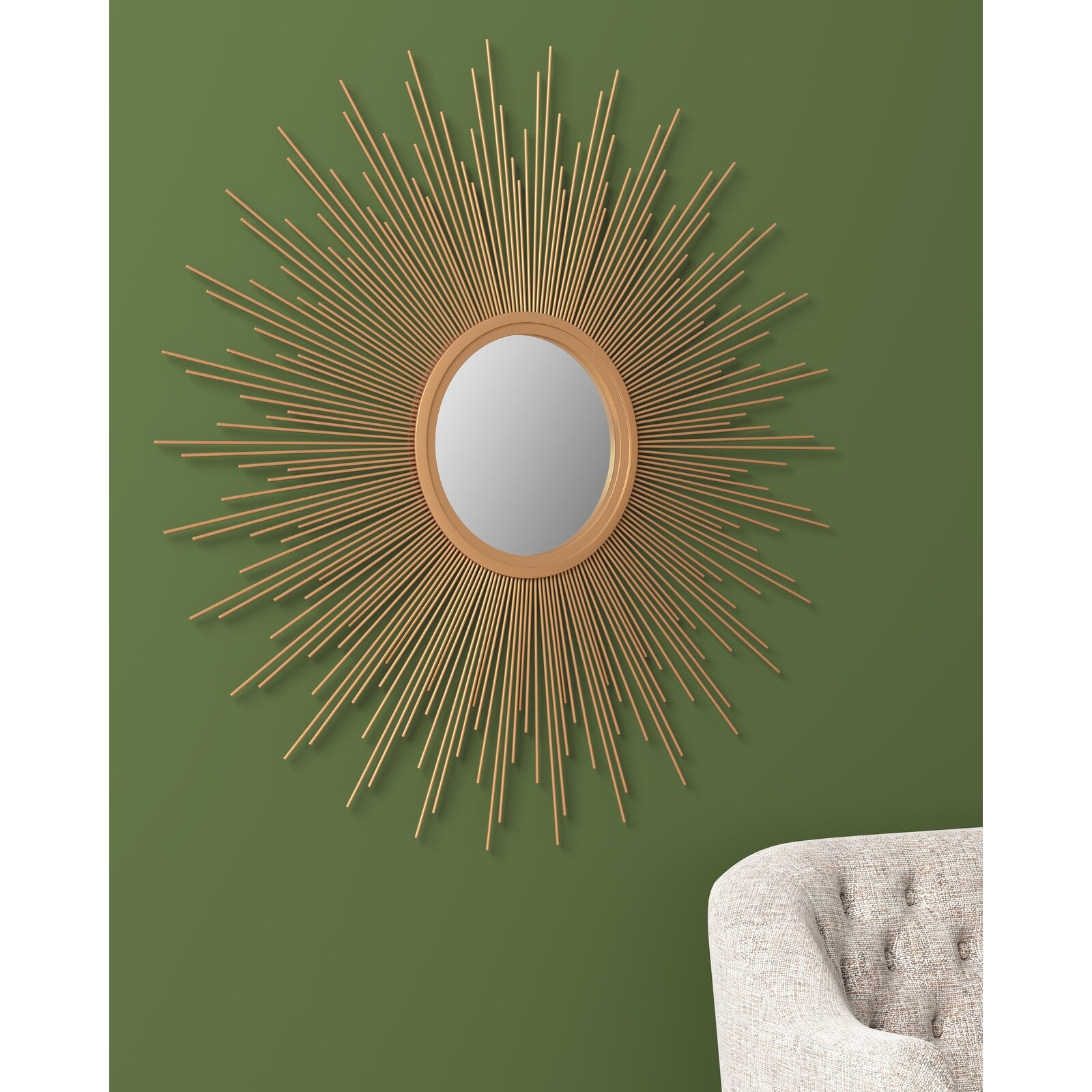 Madison Park Fiore Sunburst Wall Decor Mirror - Overstock - 19627859