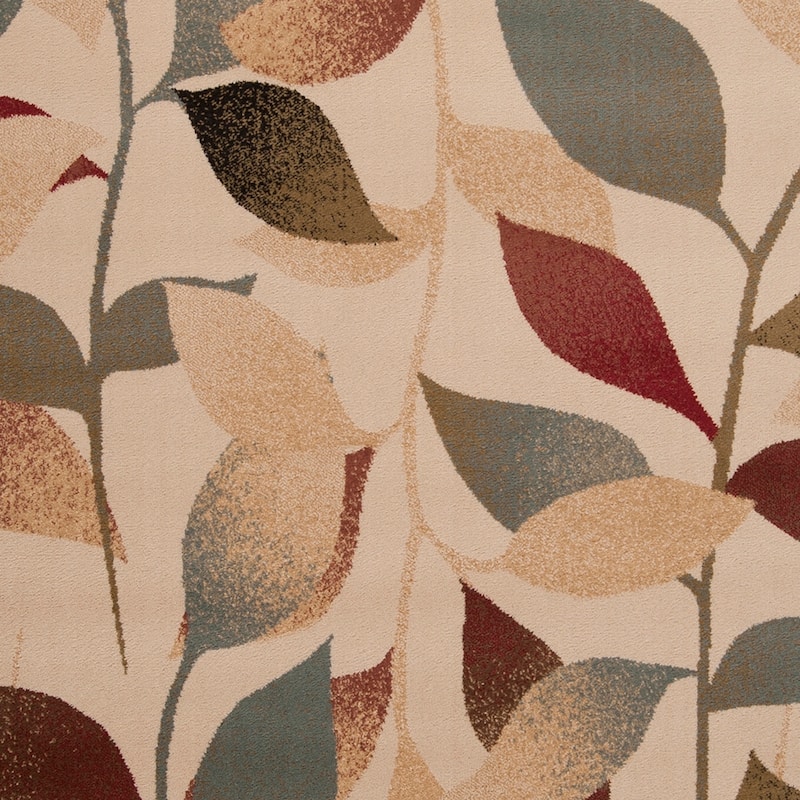 Cloverleaf Contemporary Floral Area Rug