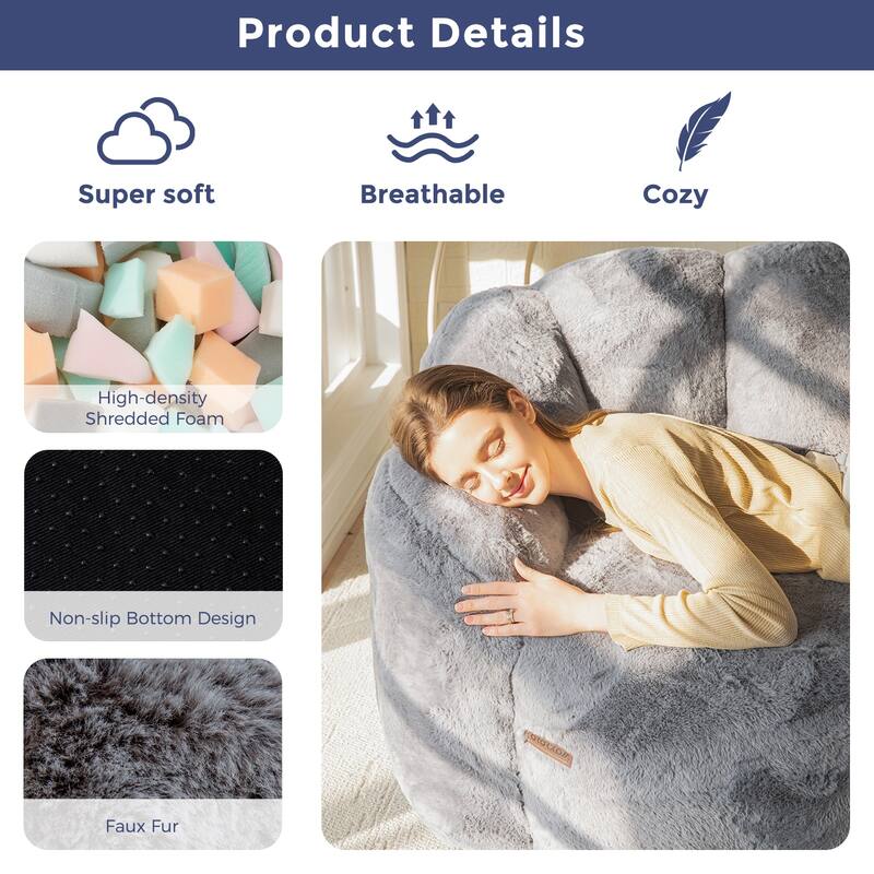 Floral Shaped Bean Bag Chair