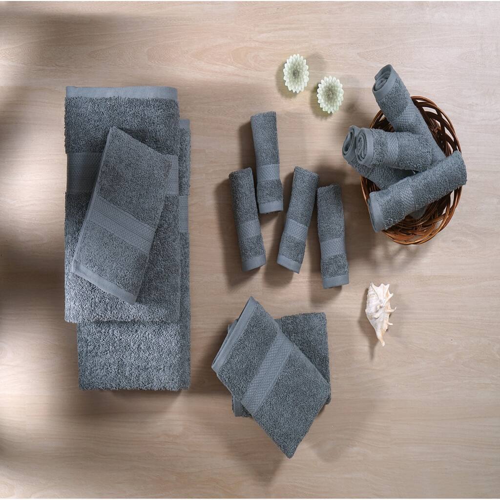 100-percent Cotton 24-piece Move-in Bundle Towel Set