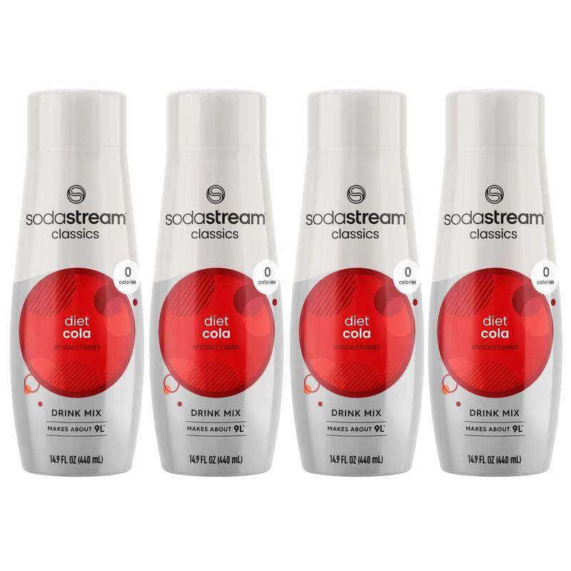 SodaStream® Classics Diet Cola Drink Mix 4-Pack - Clear