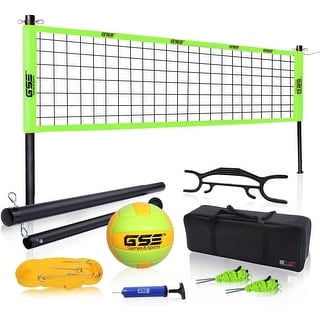 GSE™ Professional Portable Volleyball Complete Set with Volleyball Net ...