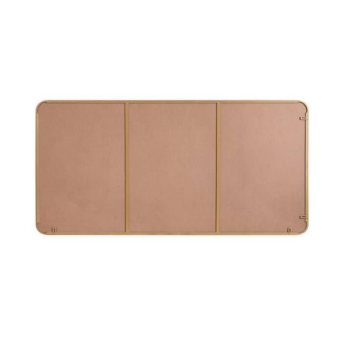 Ezra Soft Corner Metal Rectangular Mirror