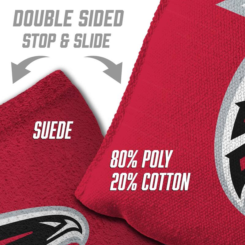 Atlanta Falcons NFL Dual Sided Pro Stop & Slide Cornhole Bags