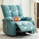 preview thumbnail 1 of 14, 360 Degree Swivel Rocking Single Sofa with Cup Holders
