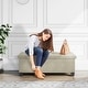 preview thumbnail 158 of 192, Empyrean Tuffted Folding Foot Rest Storage Ottoman Bench with Storage Bins