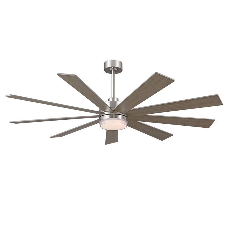 WINGBO 65/72 inch DC Motor Indoor Ceiling Fan with Light & Remote...