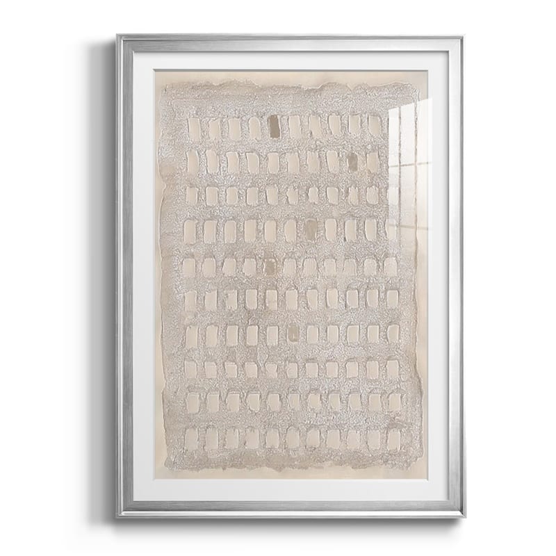Pearl Punch Card I Premium Framed Print - Ready to Hang