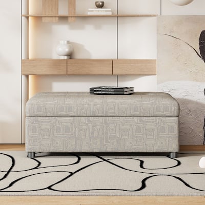 Modern Pull Out Ottoman Sleeper Sofa with Mattress Convertible Guest Bed