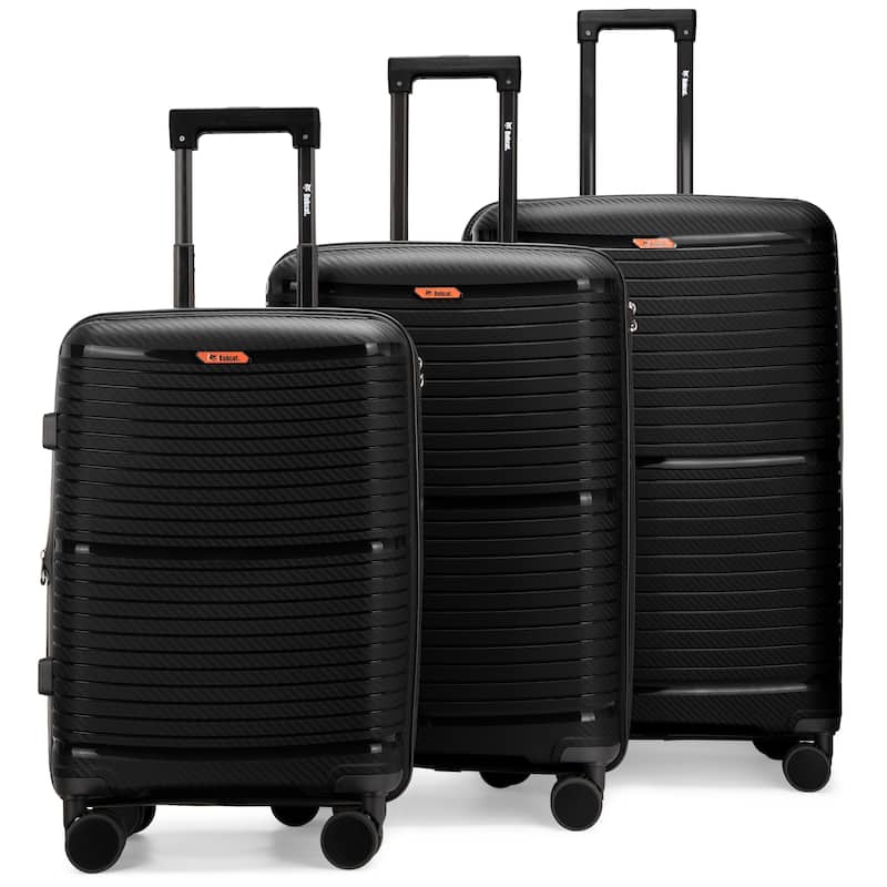 Bobcat Trencher 3-Piece Expandable Hardside Spinner Luggage Set
