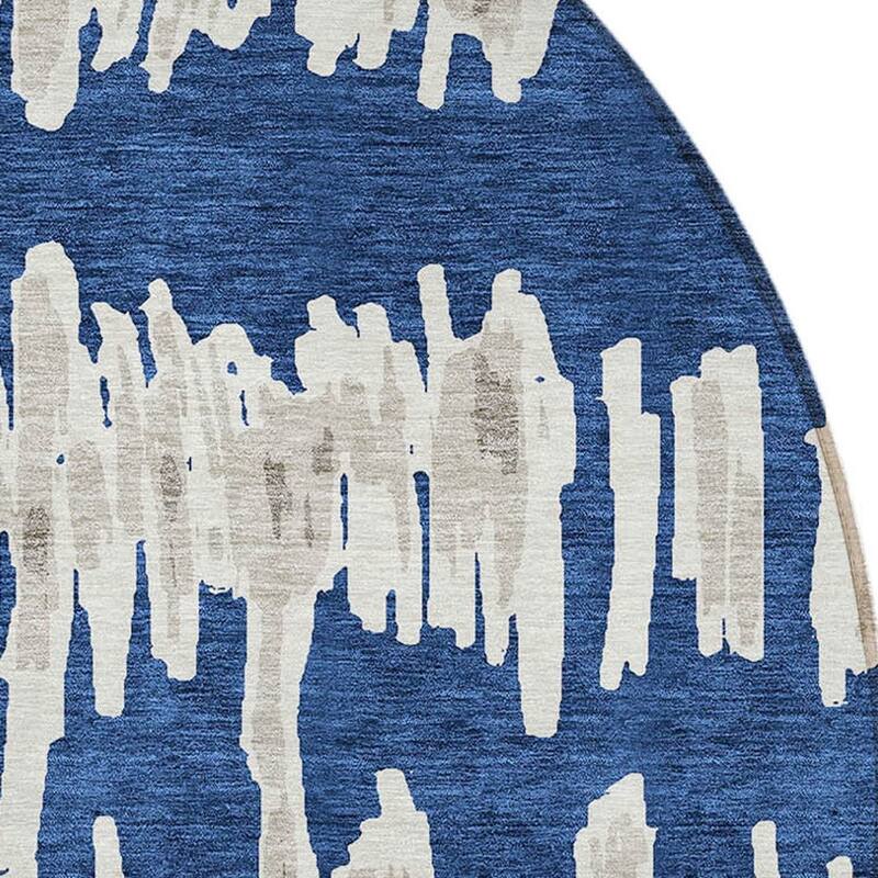 HomeRoots Striped Transitional Rectangle Outdoor Rug
