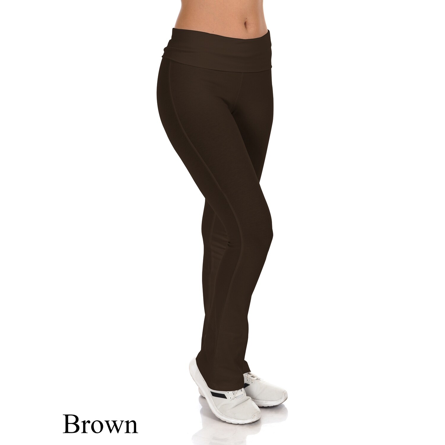 brown yoga pants