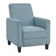 preview thumbnail 25 of 27, Furniture of America Haynes Traditional Wood Padded Recliner Chair