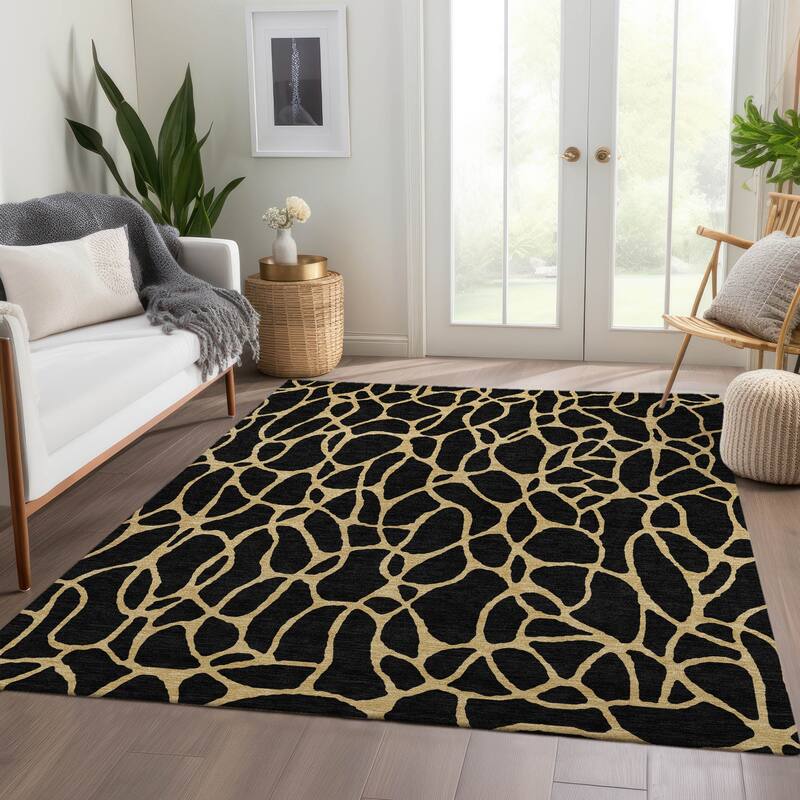 Premium Washable Super Soft Contemporary Macy Mayfield Rug