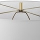 preview thumbnail 6 of 5, Uttermost Saylor White Table Lamp - 27.5'' H X 19'' W X 19'' D