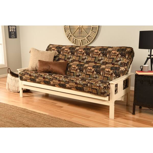 slide 2 of 14, Somette Beli Mont Multi-color Futon Set with Mattress Peter's Cabin