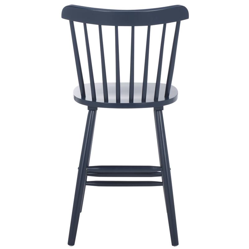 SAFAVIEH Arra 24-inch Spindle Farmhouse Counter Stool (Set of 2) - 19.9" x 20.1" x 43.1" - 20"W x 20"D x 38"H