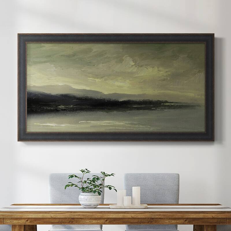 Coastal Dawn Premium Framed Canvas- Ready to Hang