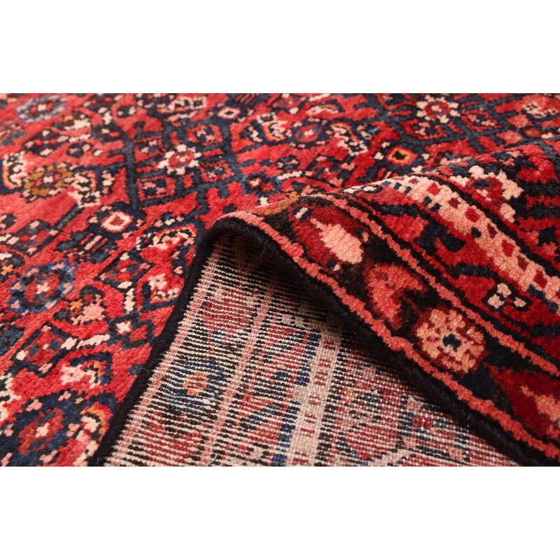 ECARPETGALLERY Hand-knotted Andelz Red Wool Rug - 3'5 x 12'4