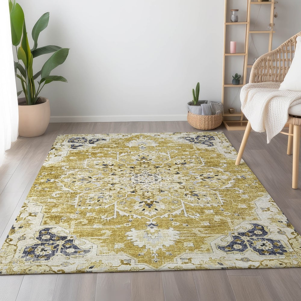 Premium Washable Super Soft Traditional Heriz Mayfield Rug