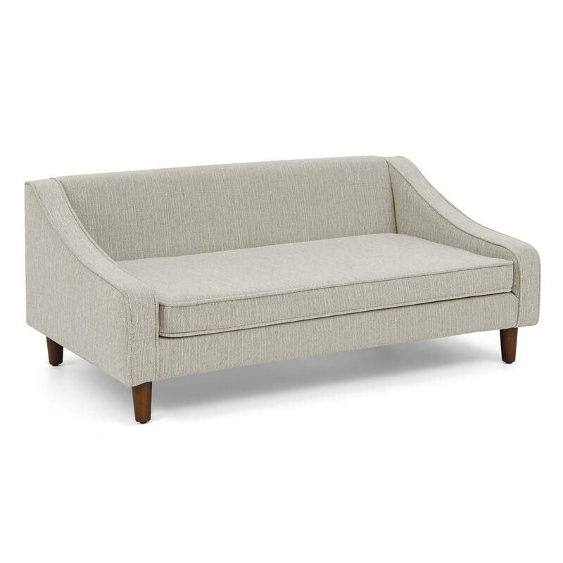 Durable Elevated Dog Sofa Bed,Pet Sofa with Modern Irregular Armrest Design,Comfortable Soft Dog Sofa