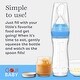 preview thumbnail 3 of 7, Tadpoles 4 oz Silicone Baby Food Dispensing Spoon 2 Pack - Includes Stopper (Blue)