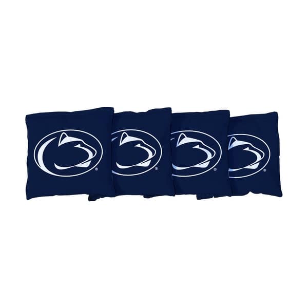 slide 2 of 3, Penn State Nittany Lions Navy Cornhole Bags All-Weather Resin Filled