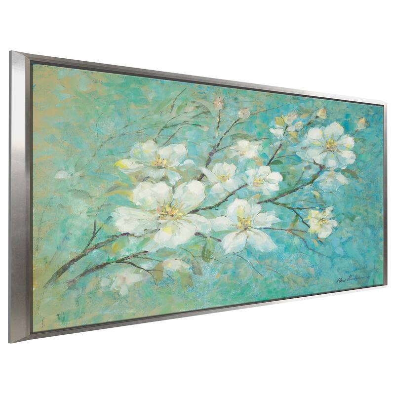 "Apple Blossoms" by Ruane Manning Print on Floating Canvas