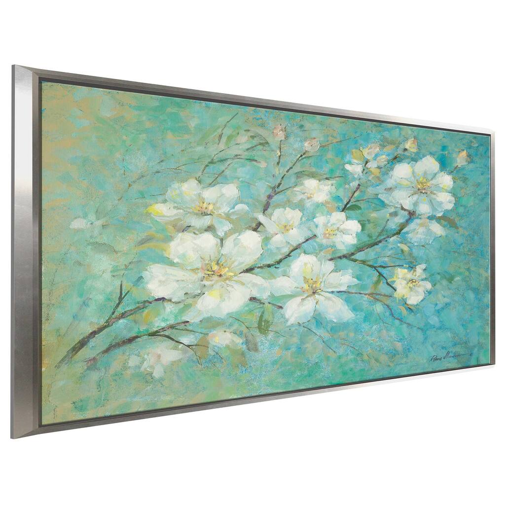 "Apple Blossoms" by Ruane Manning Print on Floating Canvas